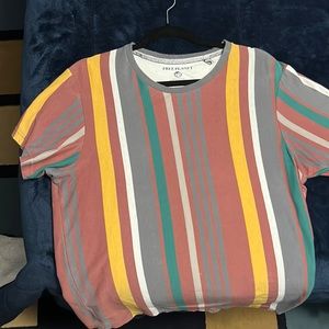 Striped Free Planet medium shirt- NYC To Malibu-